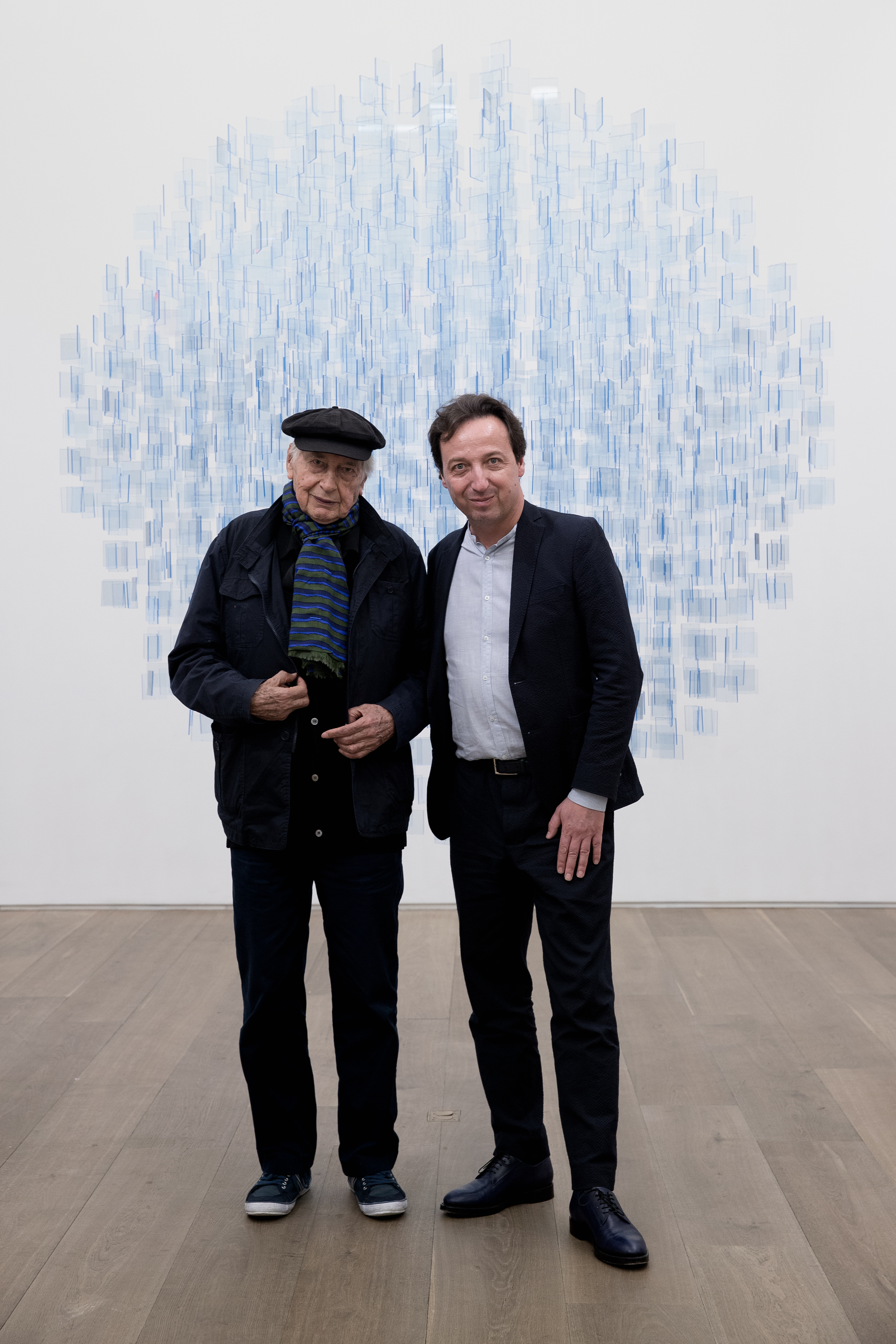 Emmanuel Perrotin et Julio Le Parc, New York