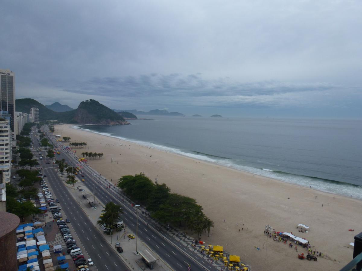 Vue plage de Rio, 2013
