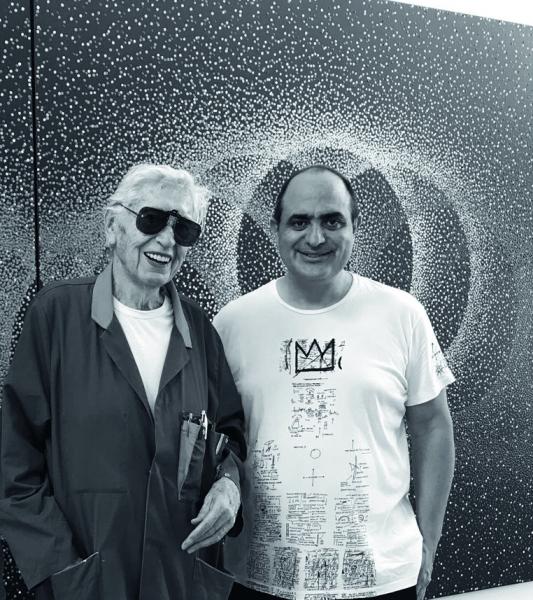Avec Mario Adaro, Cachan, 2018