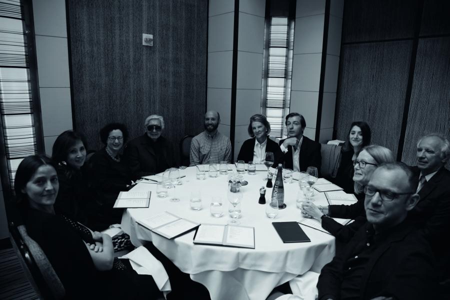 Avec l’équipe du Met, New York, 2018