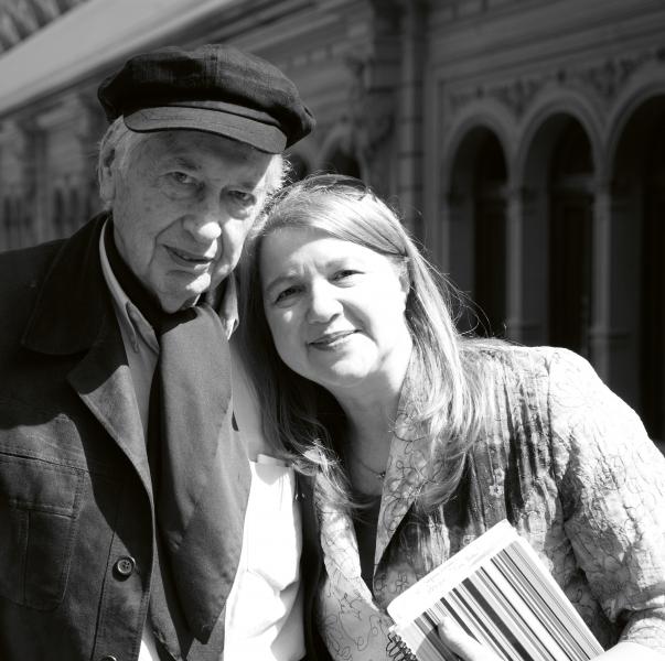 Avec Cristina Rossi, Buenos Aires, 2010
