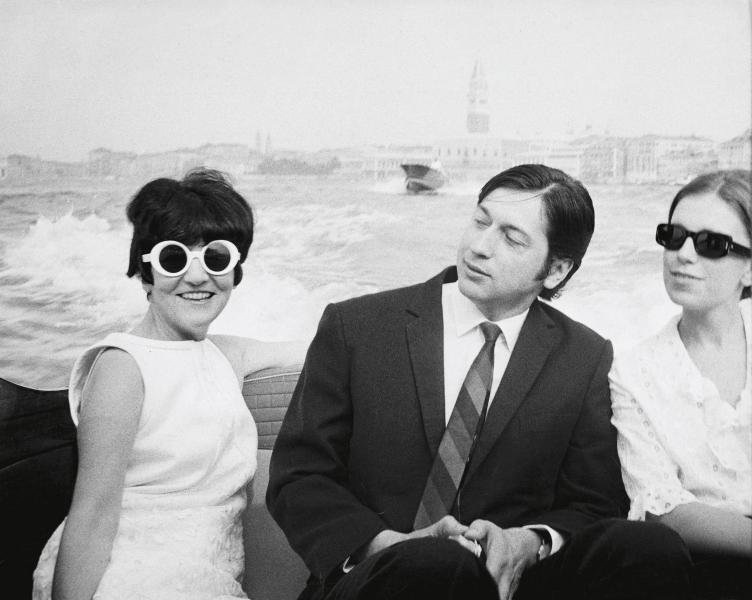 Julio et Denise René, motoscafo à Venise 1966