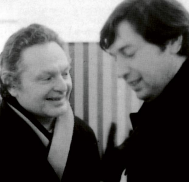Avec Frank Popper, 1967