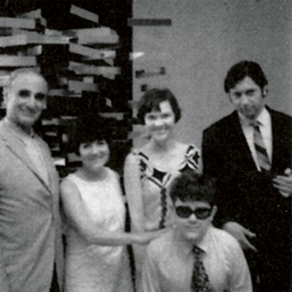 Avec Denise René et la famille Howard Wise, New York, 1967