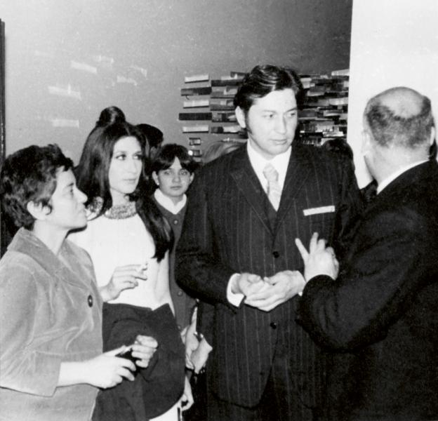 Avec Laura Marques, Martha et Tito Perrusi, Buenos Aires, Instituto Di Tella 1967