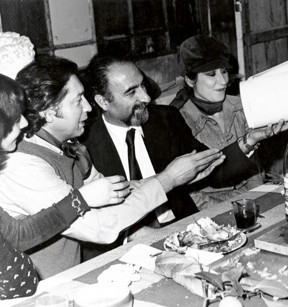 Avec Jorge Enrique Adoum, 1973