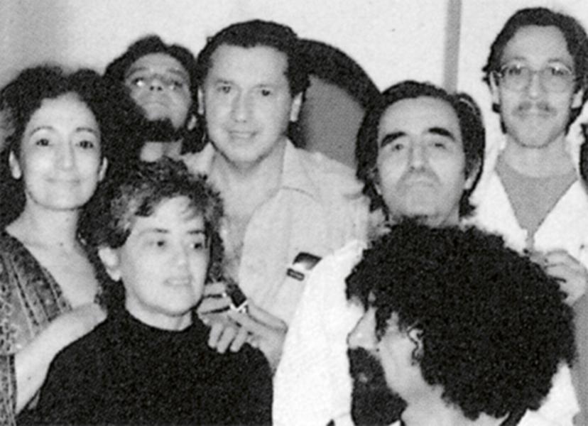 Avec Laura Marquez, Juan Carrera, Sergio Moyano, New York, 1981