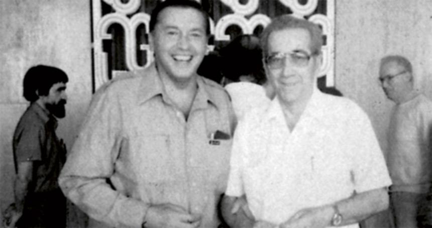 Avec Mariano Rodríguez et Netto, La Havane, 1985