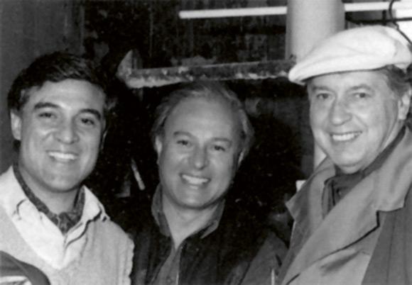 Avec Alberto Elia et Eduardo Rodriguez, Buenos Aires, 1988