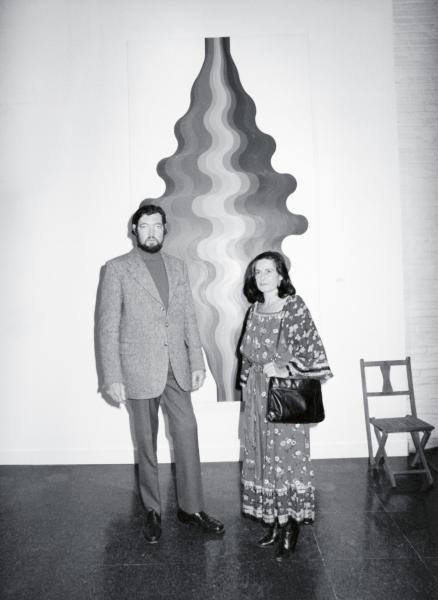Julio Cortázar et Carmen Waugh, Madrid, 1977