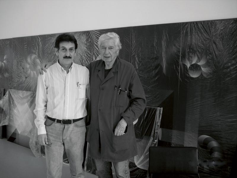 Avec Enrique Careaga, Cachan, 2008
