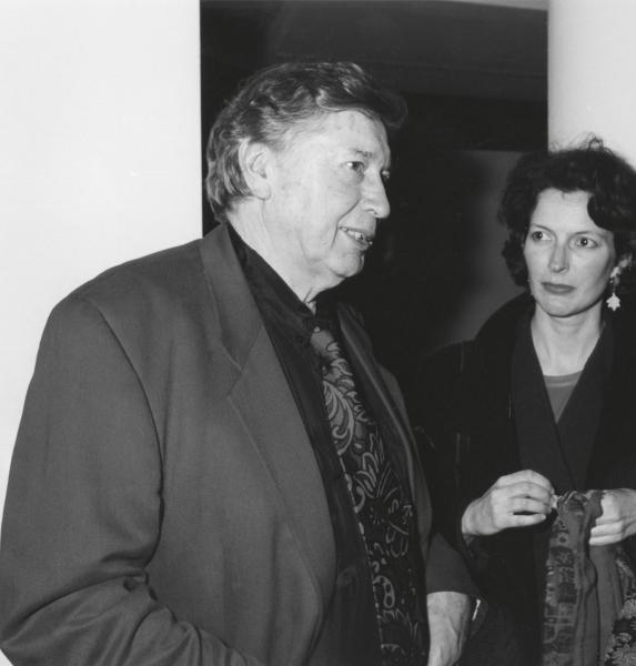Avec Anne Husson, Paris, 1996