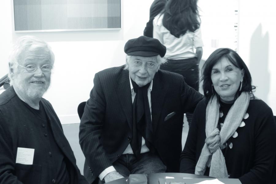 Avec Piza et Raquel Arnaud, Paris, 2012