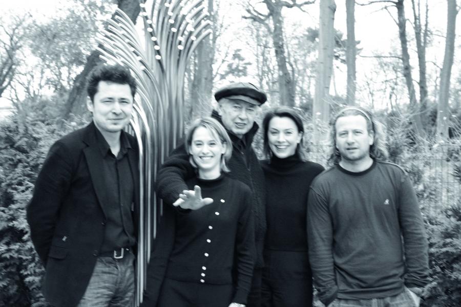 Avec l’équipe de Vertige Vertical, Cachan, 2005