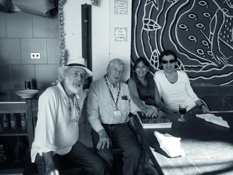 Avec Juan Moreira, Alicia Leal et Yamil, La Havane, 2009