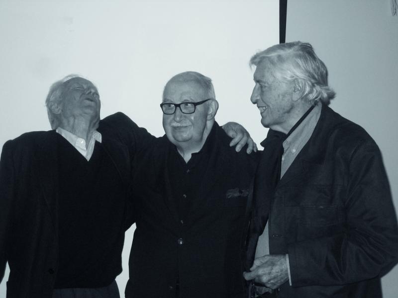 Avec Morellet et Garcia Rossi, Cholet, 2010