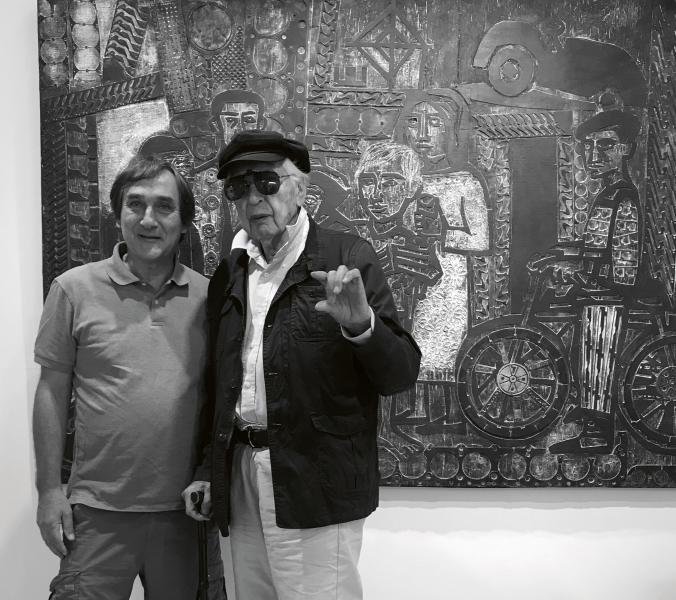 Avec Martin Castillo, Galeria Sur, Uruguay, 2018