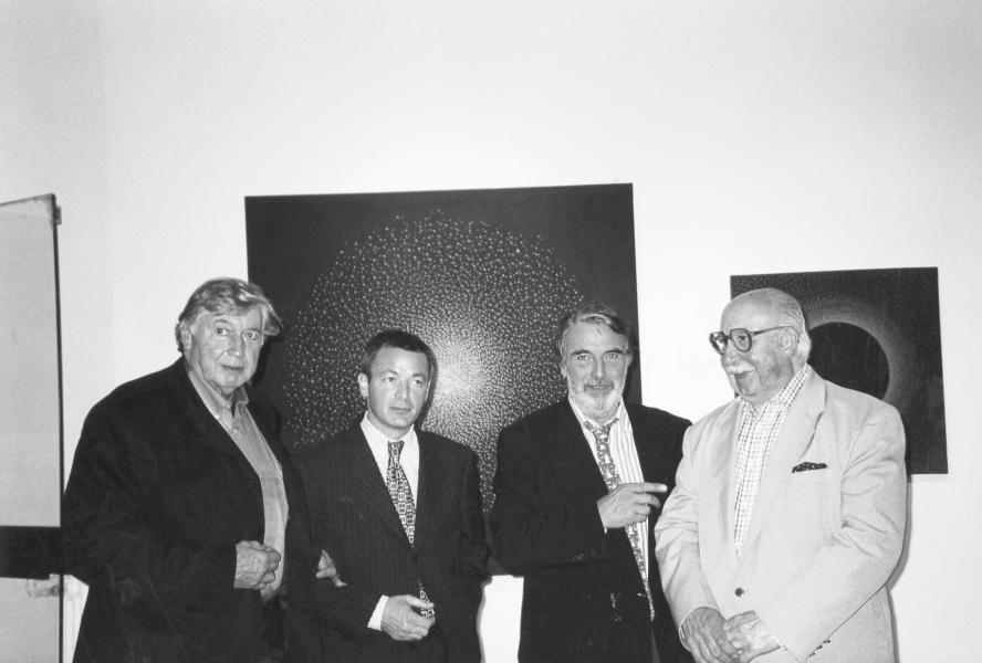 Avec Dimitri, Lavignes et Garcia Rossi, Paris, 2000