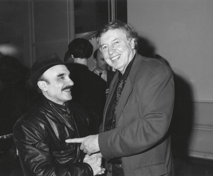 Avec Alejandro Marcos, Paris, 1996