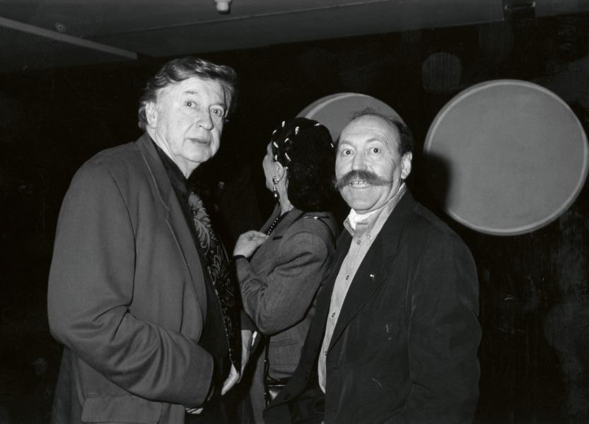 Avec Michel Le Brun, Paris, 1996
