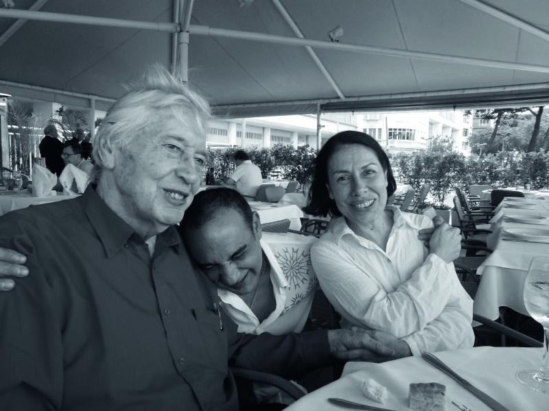 Avec Eugenio Valdéz et Iole de Freitas, Rio de Janeiro, 2011