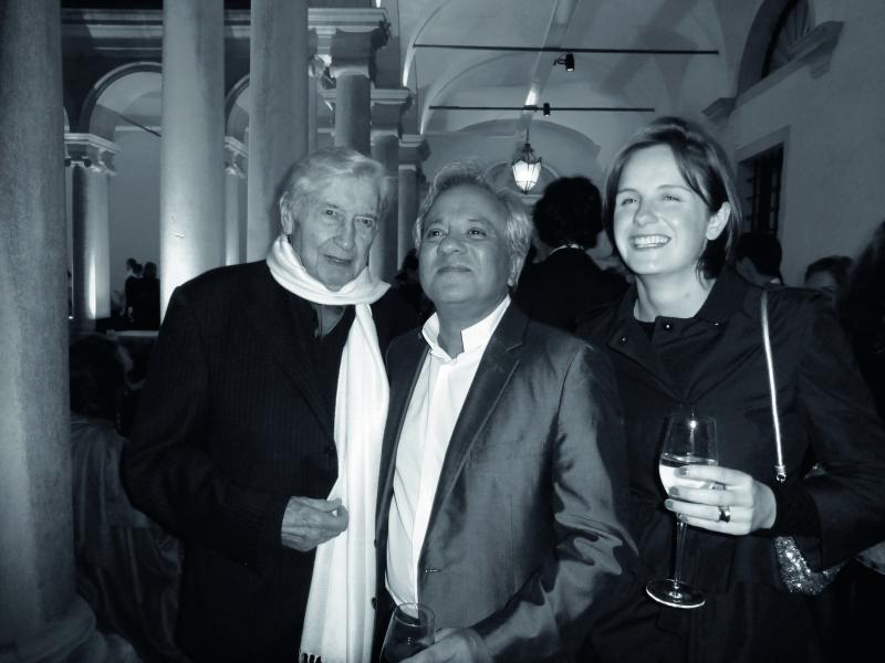 Avec Anish Kapoor, Venise, 2013