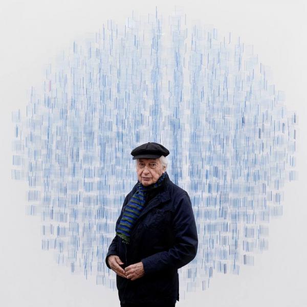 Julio Le Parc, Sphère Bleue, Galerie Perrotin, New York.